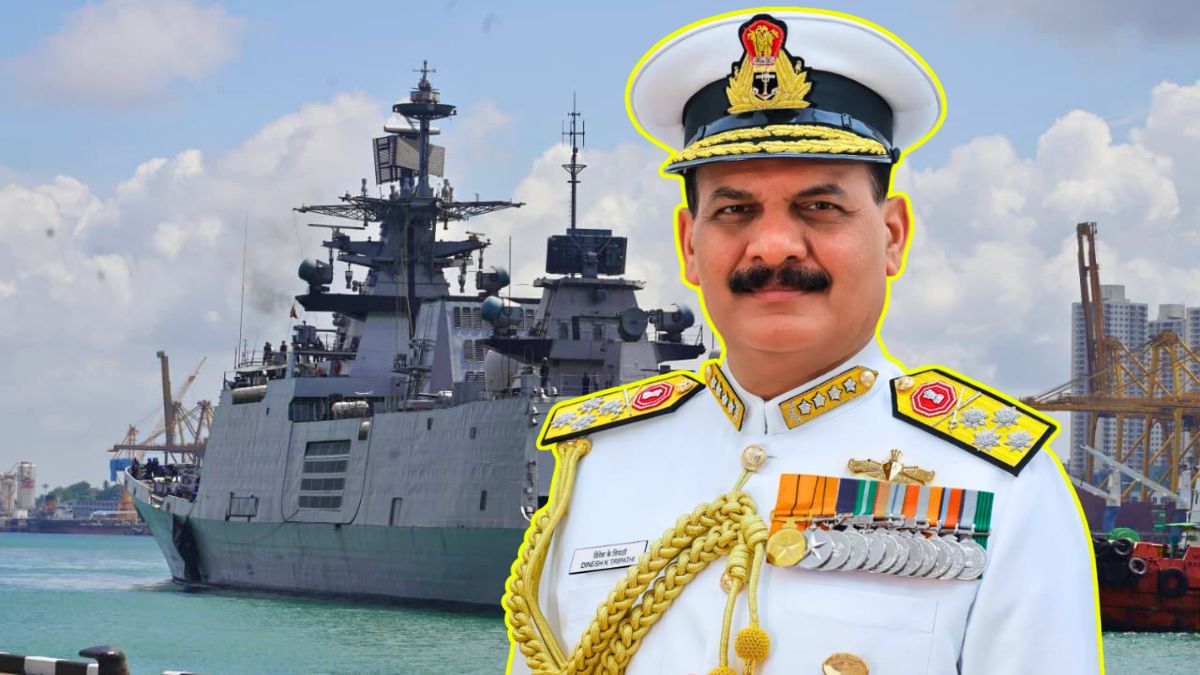 Chief Of Naval Staff Adm Dinesh Tripathi’s On 4-Day Sri Lanka Visit After INS Satpura’s Arrival In Colombo