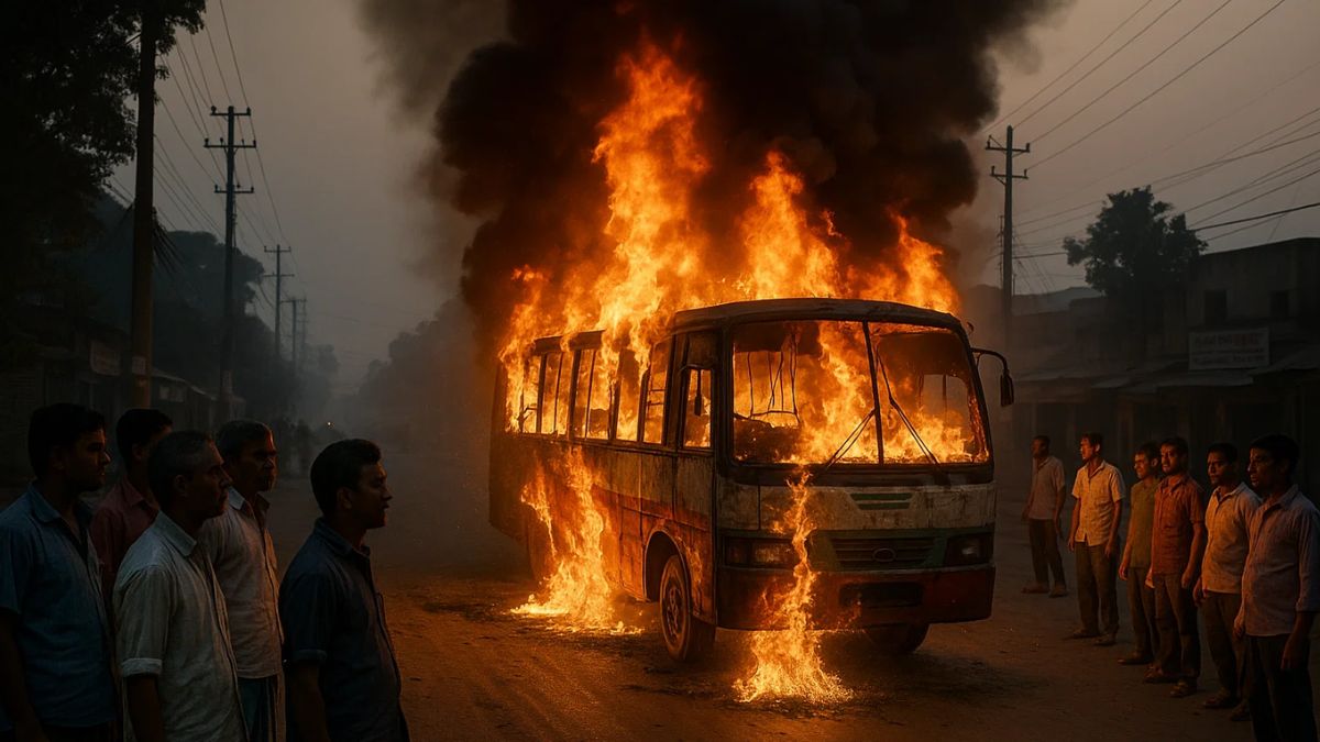 Arson Attacks Escalate In Gazipur Amid Wider Security Alert In Bangladesh