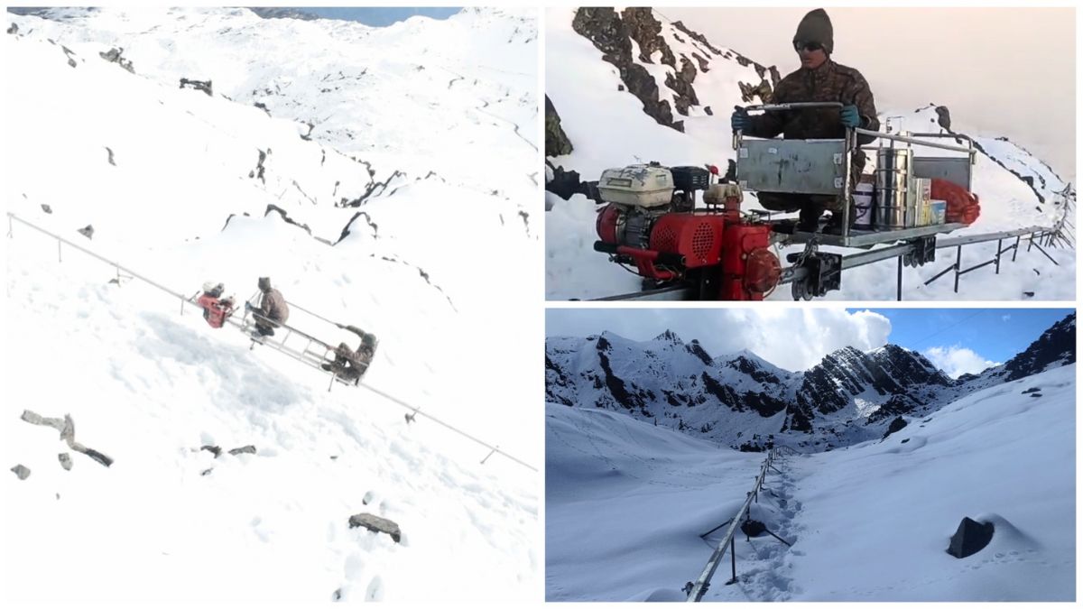 Indian Army’s Meticulous Marvel At 16,000 Ft: Gajraj Corps Unveils High-Altitude Mono Rail System