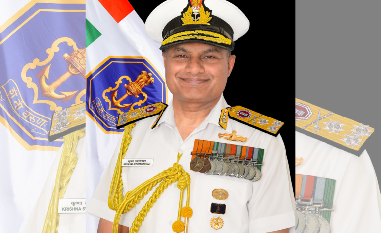 Vice Admiral Krishna Swaminathan Appointed as India’s Next Chief of the Naval Staff