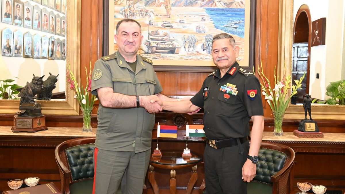 Armenian Army Chief, COAS Gen Dwivedi Discuss Geostrategic Situation, India-Armenia Defence Ties, Military Engagement