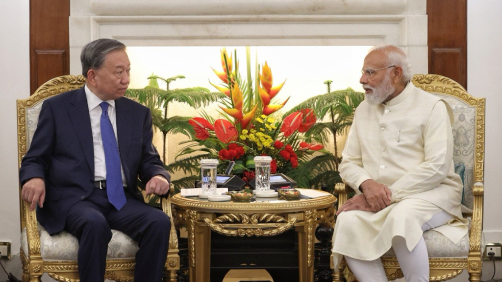 India Vietnam enhanced comprehensive strategic partnership, India Vietnam summit 2026, Narendra Modi To Lam meeting, India Vietnam trade target 25 billion dollars, India Vietnam defence cooperation, BrahMos missile Vietnam deal, Sukhoi aircraft MRO Vietnam India, India Vietnam strategic partnership upgrade, India ASEAN trade agreement update, India Vietnam bilateral relations news