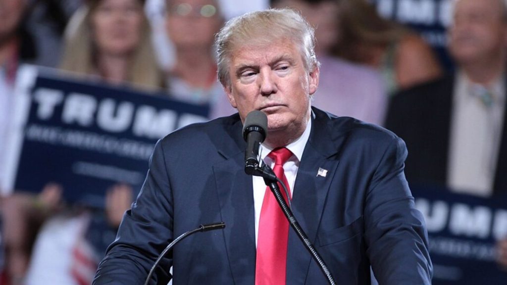 Donald Trump image, Donald Trump speech photo, Trump Iran negotiations, Donald Trump US Iran talks, Trump West Asia remarks, US President Donald Trump photo.
