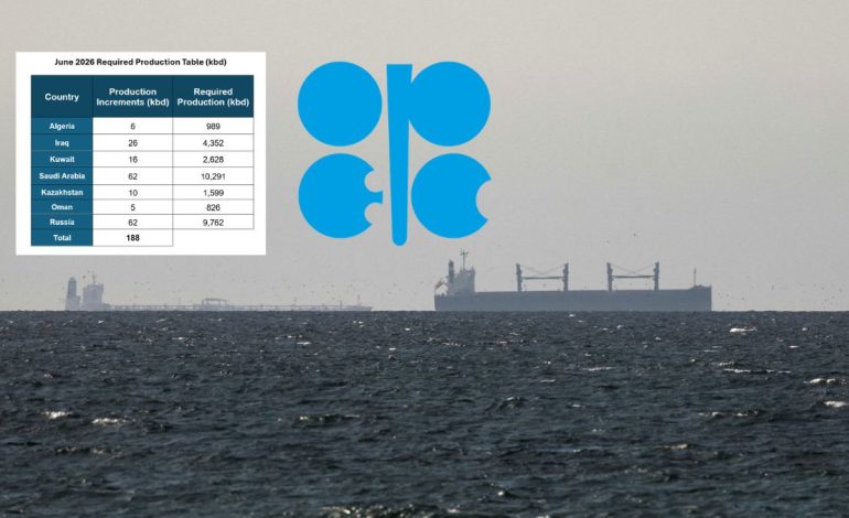 OPEC+’s First Big Decision Without UAE: 188,000 Bpd Output Hike For June Amid Hormuz Disruptions