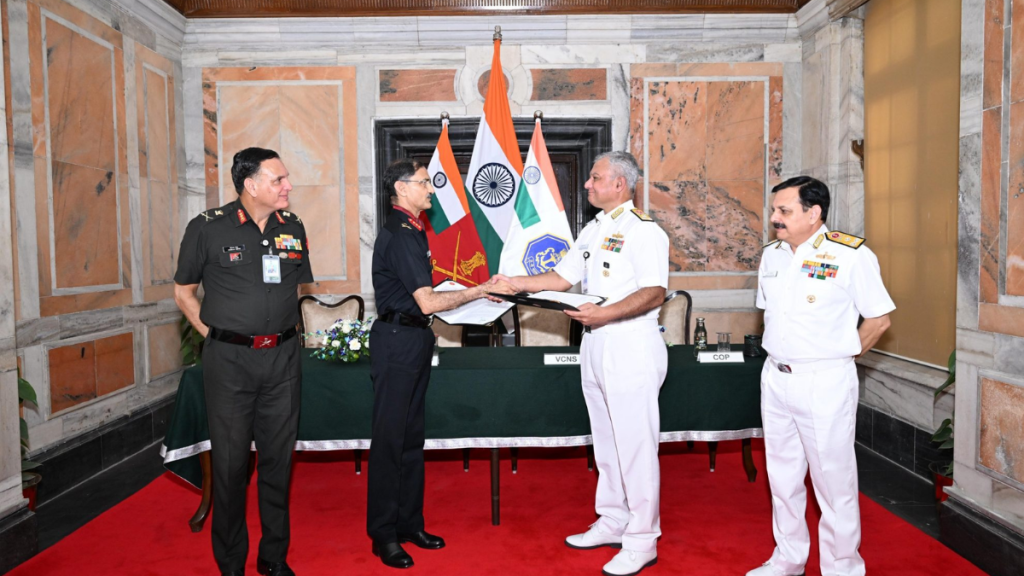 Indian Army, Indian Navy, India defence news, inter-service cooperation, Indian armed forces, defence collaboration India, Operation Sindoor, Indian military modernization, defence ministry India, military coordination, Army Navy affiliation, Indian defence strategy