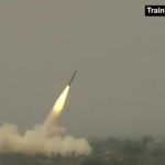 Pakistan Fatah-4 missile launch image, Fatah-4 cruise missile test photo, Pakistan missile test visuals, Pakistan Army Rocket Force missile launch, indigenous cruise missile Pakistan image, Pakistan strategic missile programme photo, Fatah-4 training fire image, Pakistan military missile launch visuals, ISPR Fatah-4 missile test image