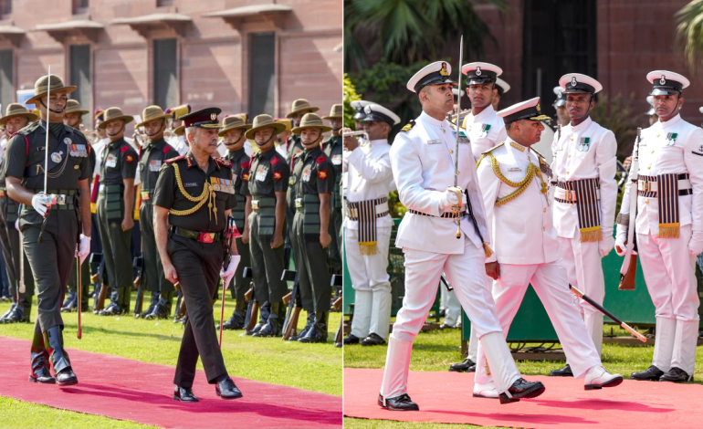 India Gets New CDS, Navy Chief, as General Anil Chauhan, Admiral Dinesh Tripathi Retire