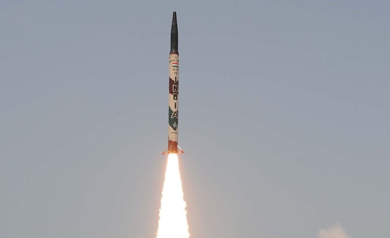 India’s Strategic Forces Test-Launch Agni-I Missile