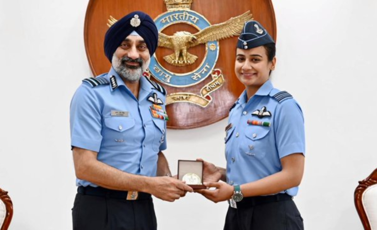Squadron Leader Saanya Makes History as IAF’s First Woman Category-A Flying Instructor