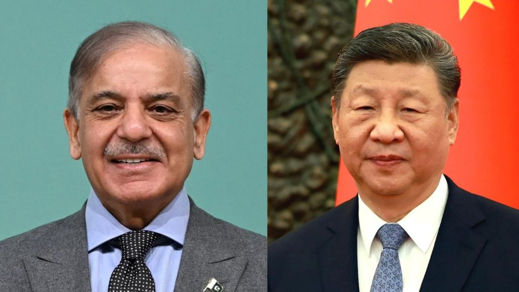Shehbaz Sharif Xi Jinping image, Pakistan China leaders photo, Xi Jinping Pakistan relations image, China Pakistan strategic partnership photo, CPEC diplomacy image, China Pakistan Economic Corridor, Pakistan China bilateral talks photo, Xi Jinping official portrait image,