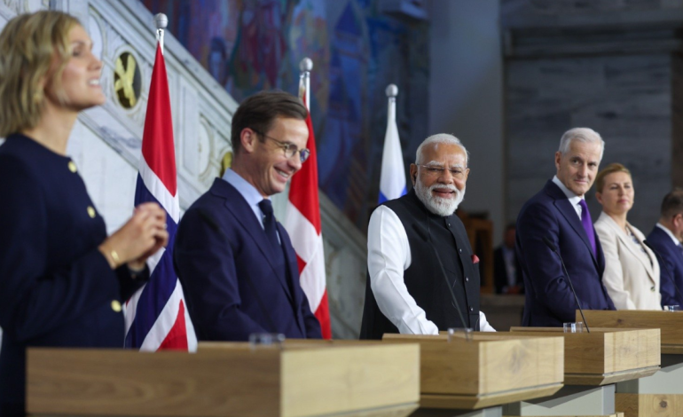 India, Nordic Nations Call for End to Iran, Ukraine Wars, Seek Rules-Based Global Order