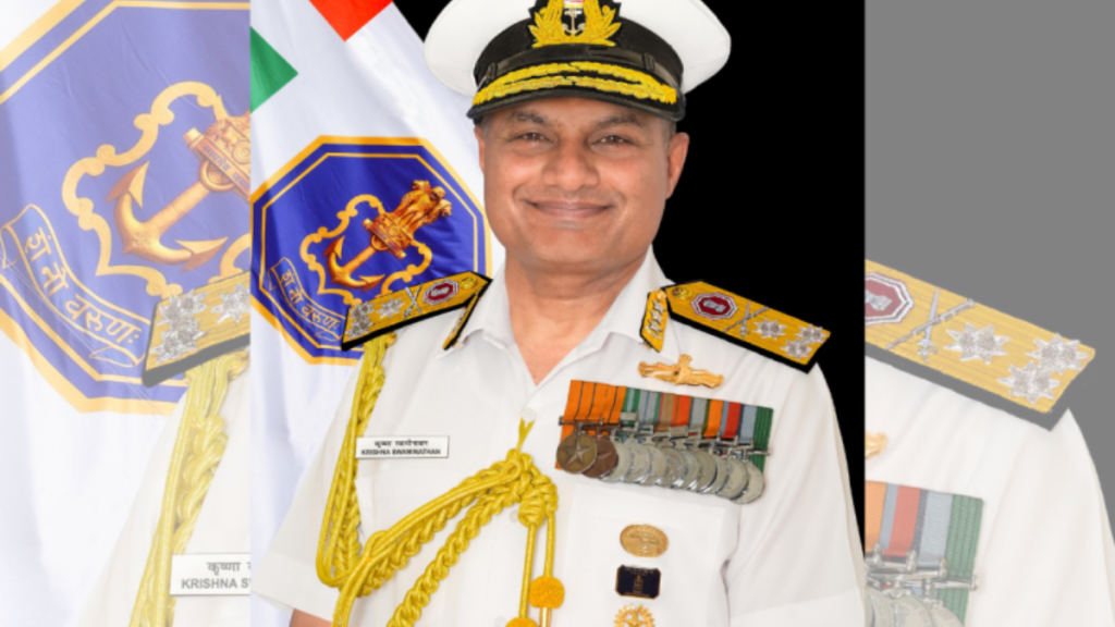 Vice Admiral Krishna Swaminathan, Navy Chief-designate India, Indian Navy Chief 2026, Operation Sindoor, India Pakistan tension, Pakistan terrorism warning, Indian Ocean security, Indo-Pacific region, maritime security India, sea lanes security, defence preparedness India, cross-border terrorism, Western Naval Command, India defence news, naval chief appointment