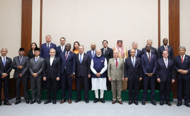 Modi Meets BRICS Foreign Ministers, Supports Peaceful End To Ukraine, Iran Wars