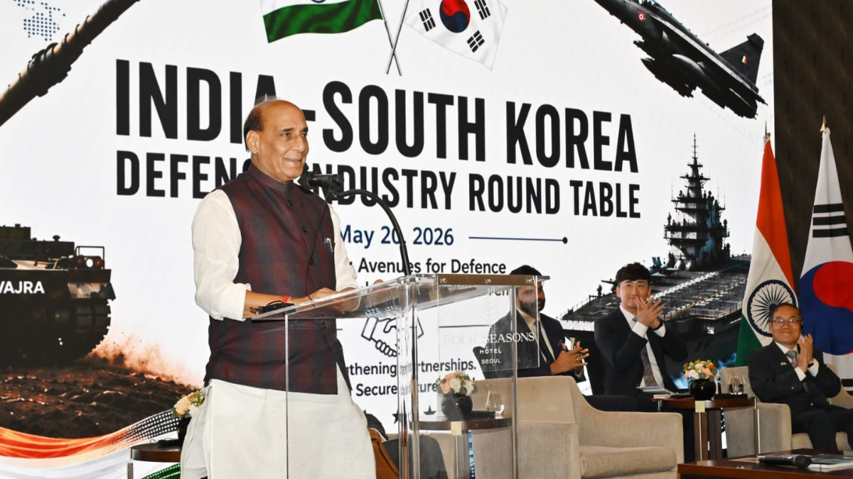 Rajnath in Seoul: Seeks Korean Firms Participation in India, Meets Counterpart to Deepen Defence Ties