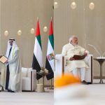 Narendra Modi UAE visit image, PM Modi Sheikh Mohamed bin Zayed meeting photo, India UAE strategic partnership visuals, Modi UAE bilateral talks image, India UAE defence cooperation meeting photo, Narendra Modi Abu Dhabi visit visuals, India UAE energy cooperation image, Modi UAE strategic oil reserve talks photo, India UAE diplomatic engagement visuals, Sheikh Mohamed bin Zayed Narendra Modi meeting image.