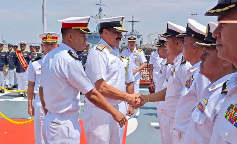 Indian Navy Chief Boards Myanmar Frigate, Holds Talks to Boost Maritime Cooperation