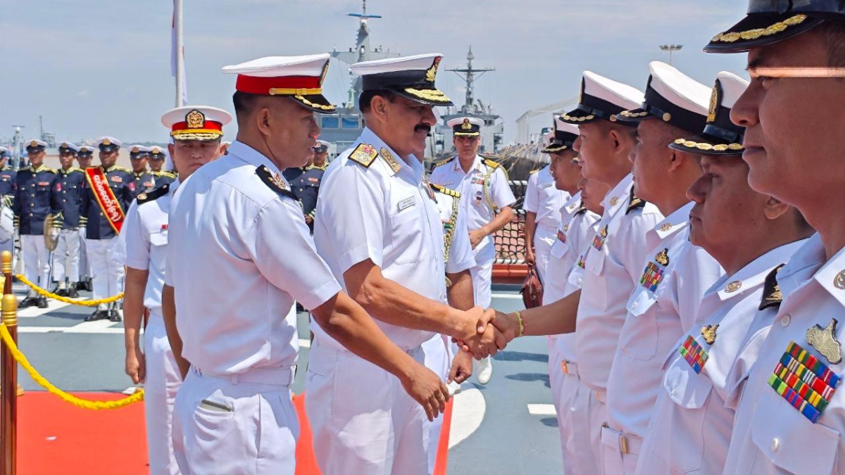 Indian Navy Chief Boards Myanmar Frigate, Holds Talks to Boost Maritime Cooperation