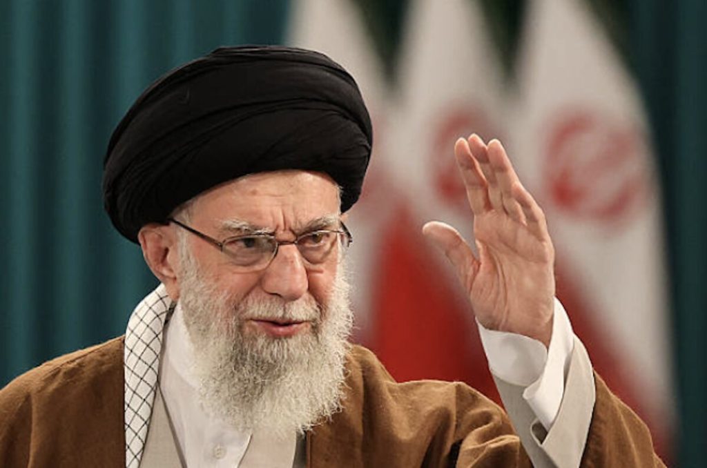 Ayatollah Ali Khamenei.