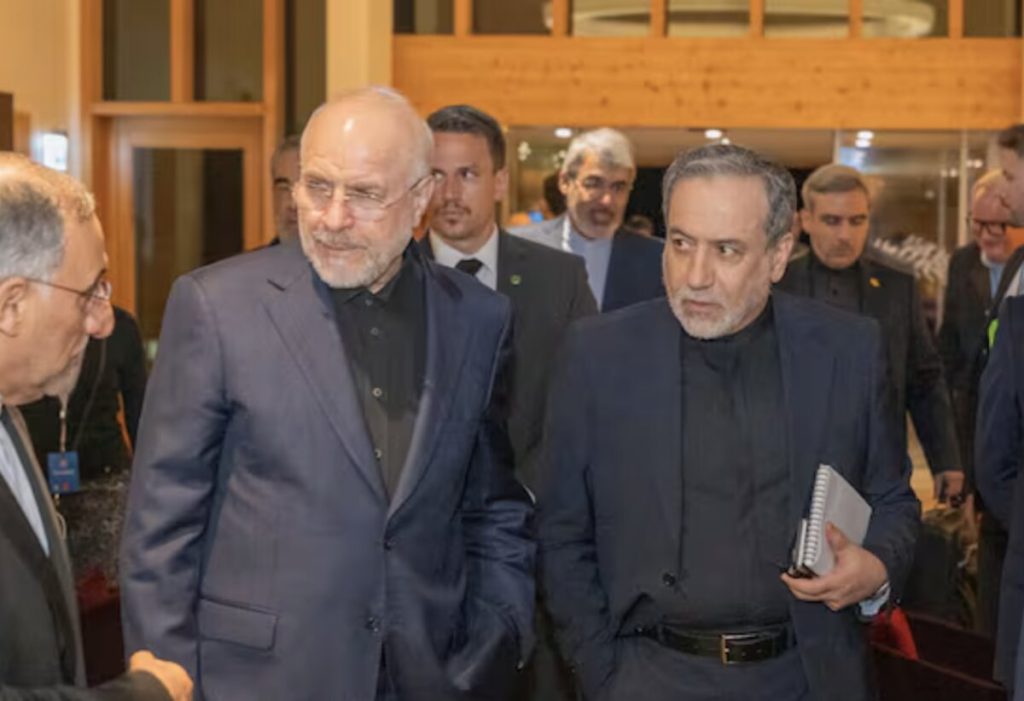 Iran peace talks delegation in Switzerland.