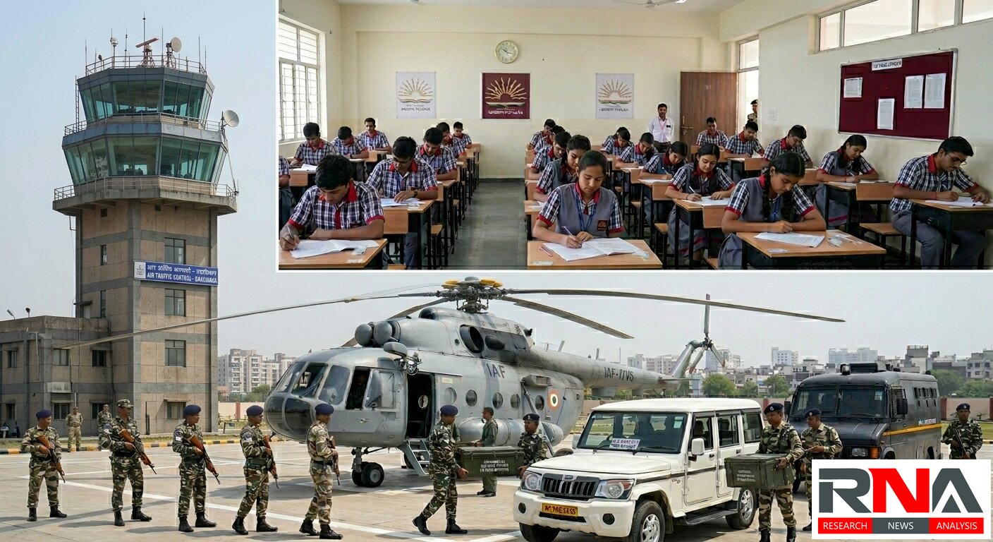 IAF helicopters, CRPF and CISF deployed as NTA holds security drill ahead of NEET-UG re-exam
