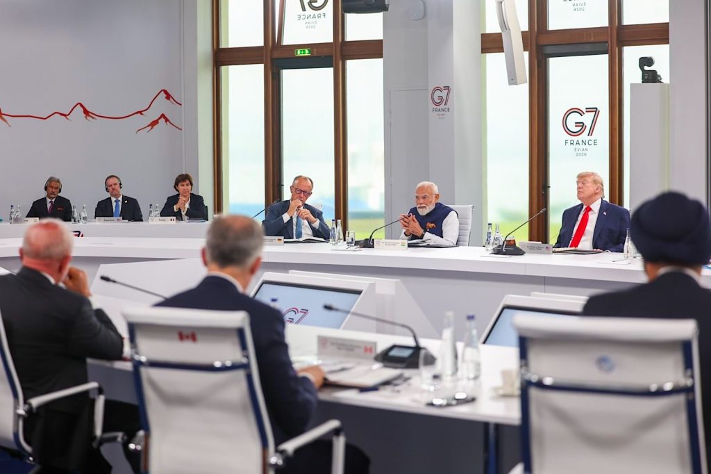 Narendra Modi at Evian G7 Summit