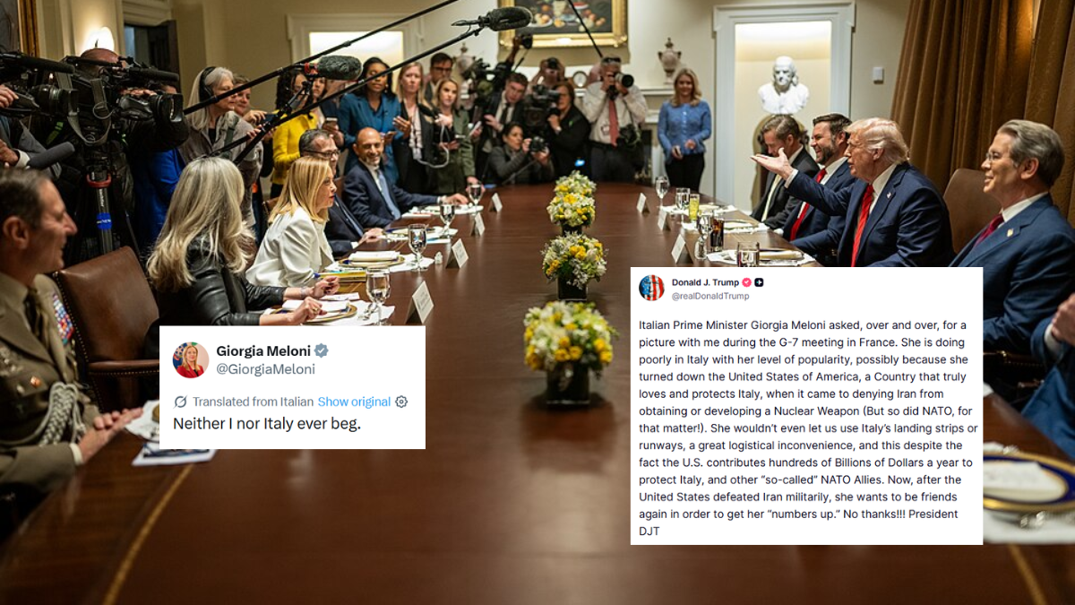 Trump-Meloni clash: US president claims ‘she begged for photo,’ Italy PM says ‘made-up story’