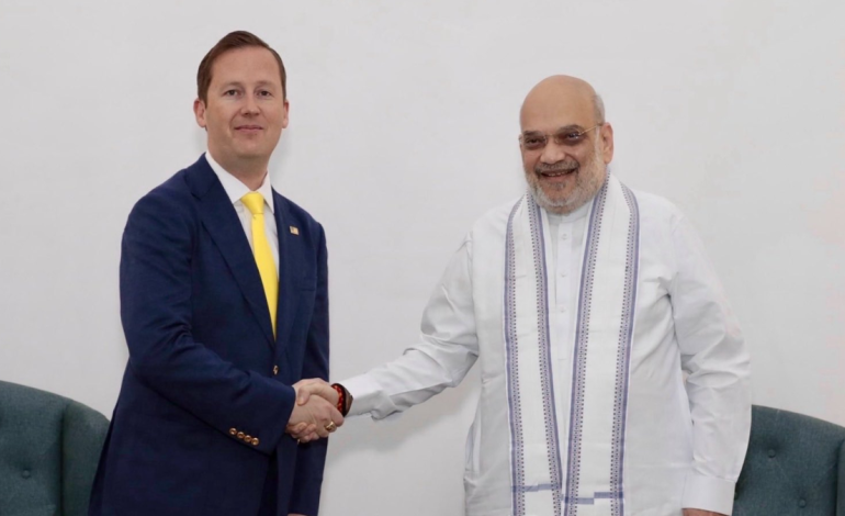 US ambassador Serio Gor meets Amit Shah, discusses security, narcotics, terror