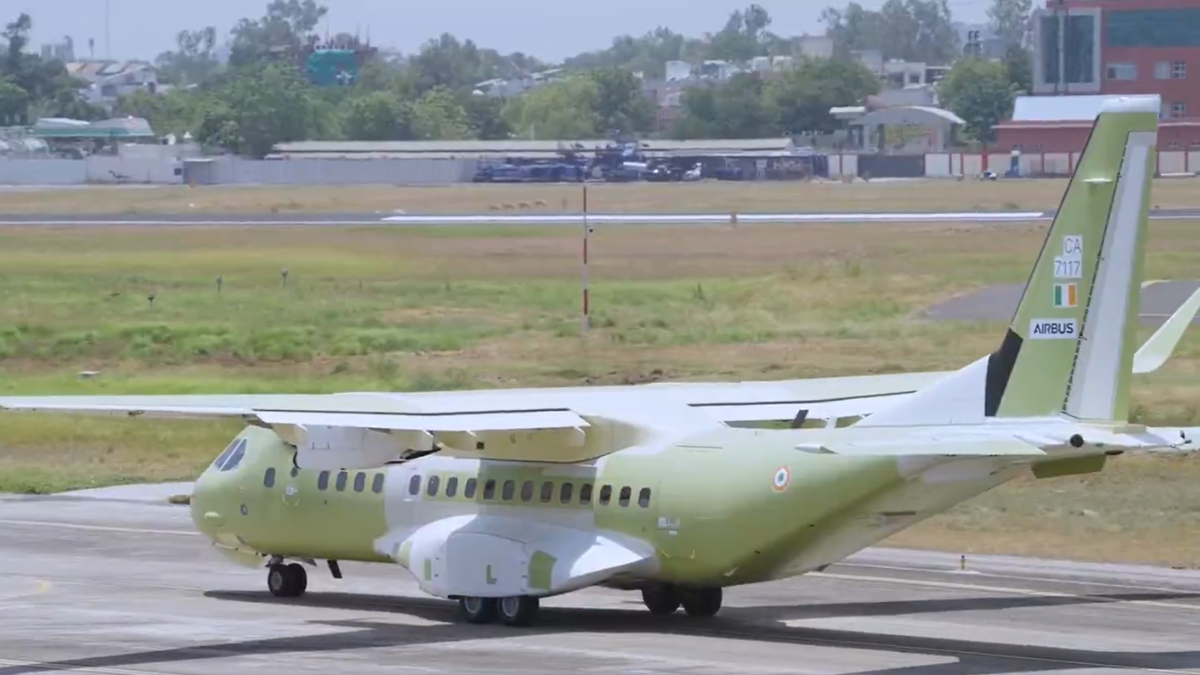 First India-built C295 transport aircraft for Indian Air Force takes off from Gujarat