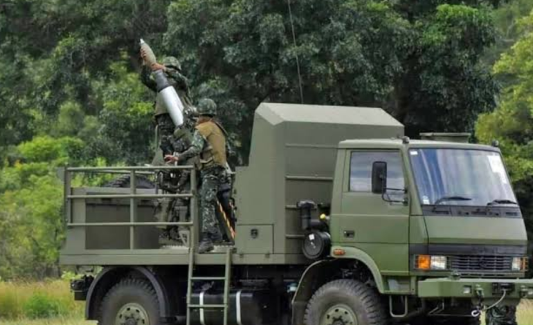 Nibe demonstrates Garudastra 120mm vehicle-mounted mortar system at Mhow