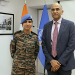 Major Abhilasha Barak, UN Military Gender Advocate Award 2025, First Woman Combat Helicopter Pilot India, United Nations Peacekeeping, UNIFIL Lebanon Mission, Indian Peacekeeper Award, António Guterres, Women Peace and Security Agenda, Female Engagement Team, Gender Equality in Peacekeeping, Indian Army Officer, UN Gender Advocate Award, India UN Peacekeeping Contributions, UN Security Council Resolution 1325, Indian Women in Military, India Lebanon Peacekeeping Mission, Parvathaneni Harish, Major Suman Gawani, Major Radhika Sen.