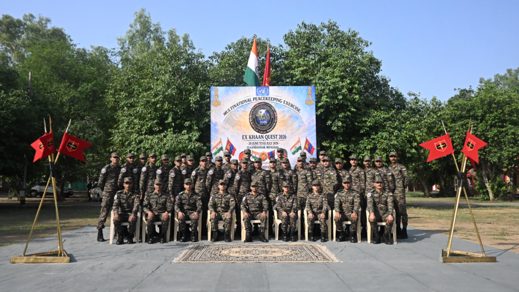 Indian Army Khaan Quest 2026, Khaan Quest military exercise Mongolia, India Mongolia defence cooperation, UN peacekeeping military exercise