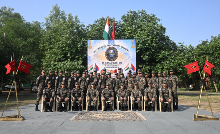 Indian Army contingent leaves for Mongolia for Khaan Quest 2026 peacekeeping exercise