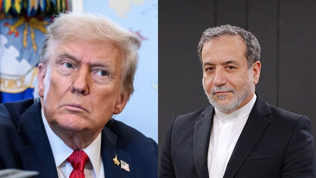 Donald Trump Abbas Araghchi image, Trump Iran peace talks, Donald Trump Iran negotiations, Abbas Araghchi image, Iran US peace deal, US Iran diplomacy.
