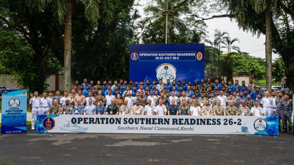 Operation Southern Readiness, Indian Navy, Combined Maritime Forces, CTF 154, Southern Naval Command Kochi.
