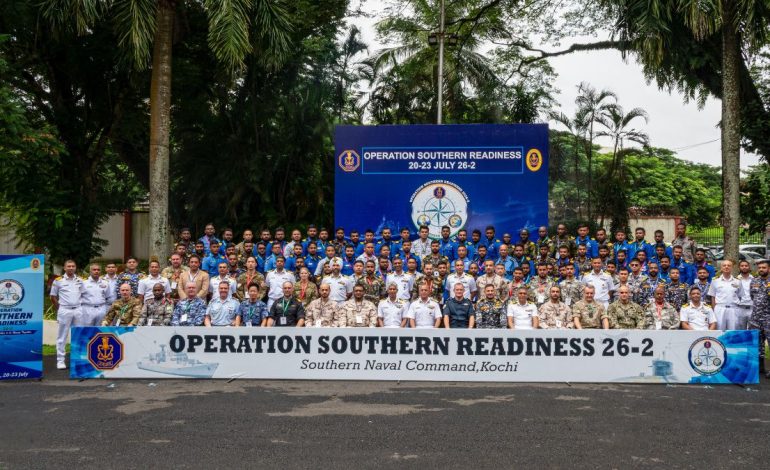 Operation Southern Readiness begins in Kochi with 254 participants from 26 nations