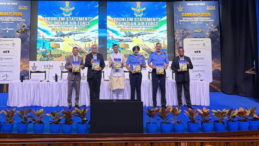 Air Chief Marshal AP Singh, Indian Air Force, drone technology, self-reliance, Atmanirbhar Bharat, unmanned aerial systems, SIDM.