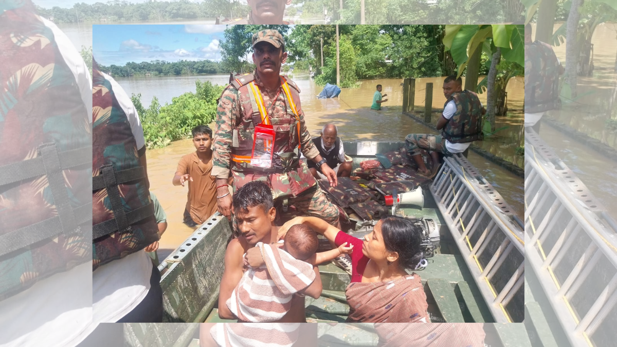 Army rescues 571 people in flood-hit Upper Assam as monsoon crisis widens