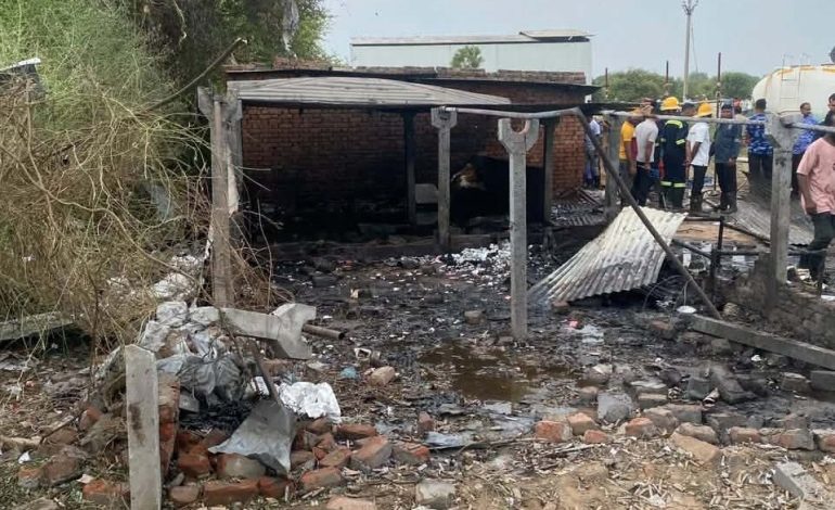 Nine dead as blast tears through illegal firecracker unit in Ahmedabad