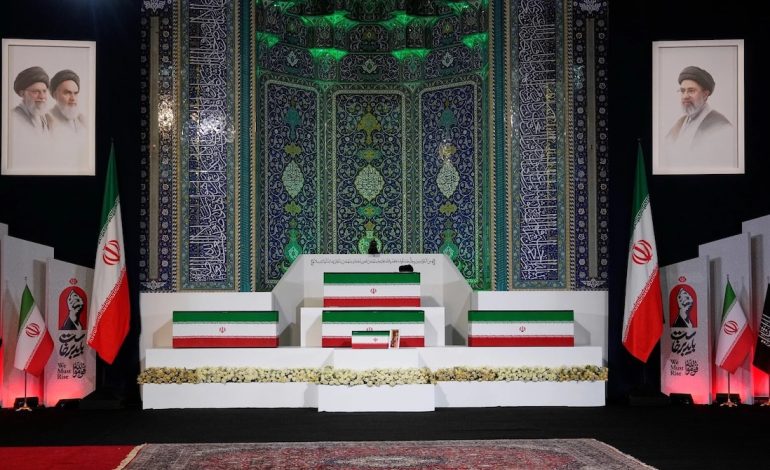 Iran begins farewell to Ayatollah Ali Khamenei, who was killed in US-Israeli airstrike in February