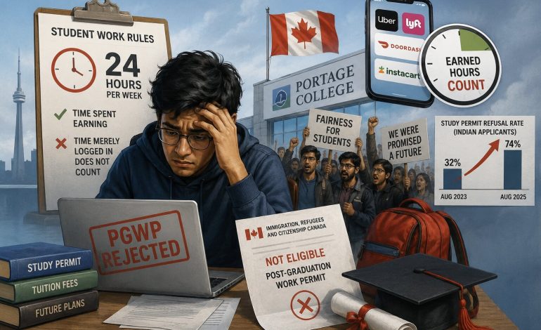 Canada tightens student work rules even as Indian applicants bear brunt of visa crackdown