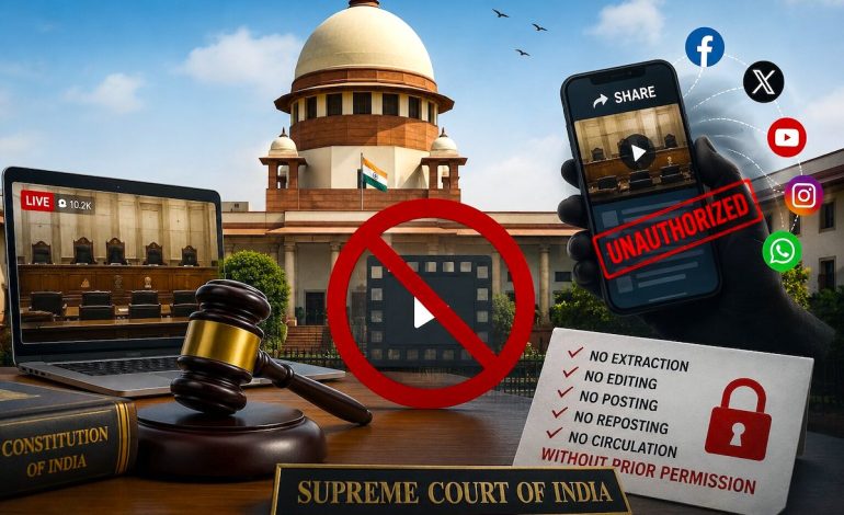 Supreme Court bars unauthorized sharing of courtroom hearing clips on social media