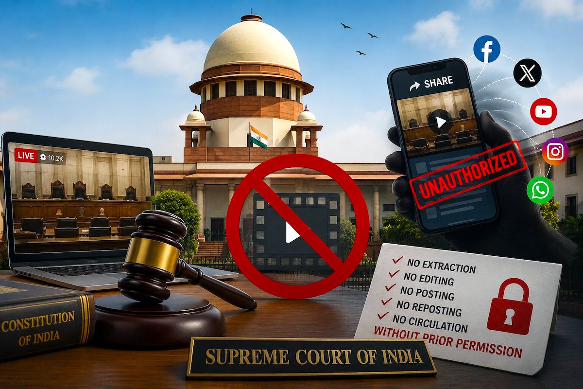 Supreme Court bars unauthorized sharing of courtroom hearing clips on social media