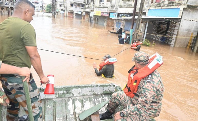 Army steps up flood relief across Gujarat and Dadra & Nagar Haveli