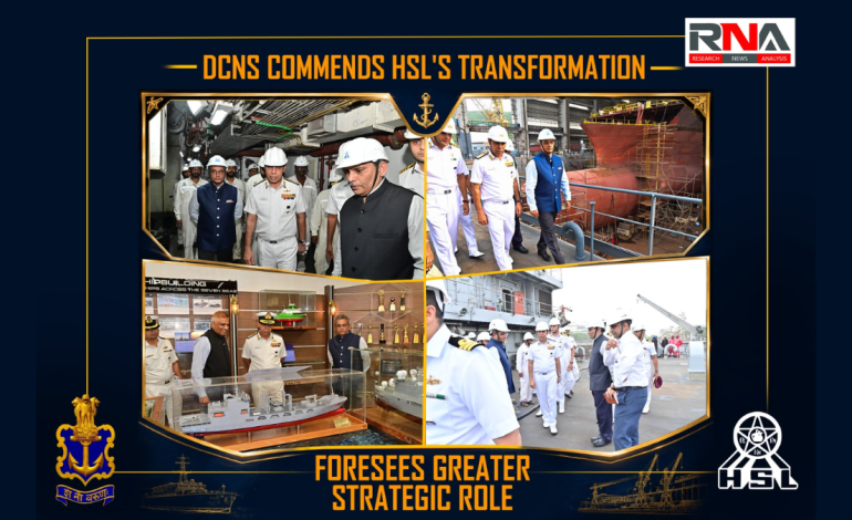 Miniratna HSL’s transformation wins praise from Dy Chief of Navy VAdm Tarun Sobti