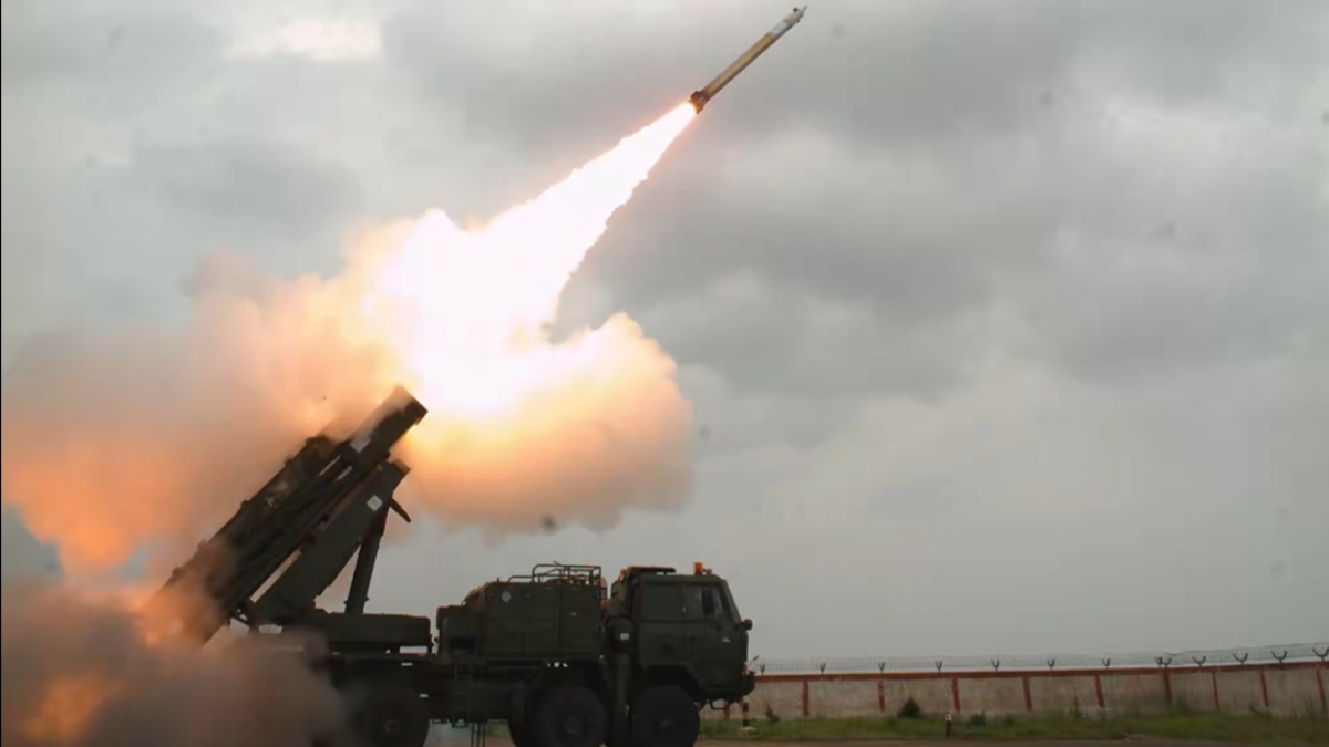 DRDO successfully flight-tests 60km Pinaka LRGR ; Rajnath Singh hails indigenous milestone