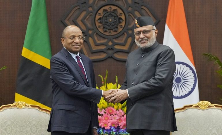 In New Delhi, Hussein Ali Mwinyi, Zanzibar’s president, meets VP and foreign minister, discusses trade, tech
