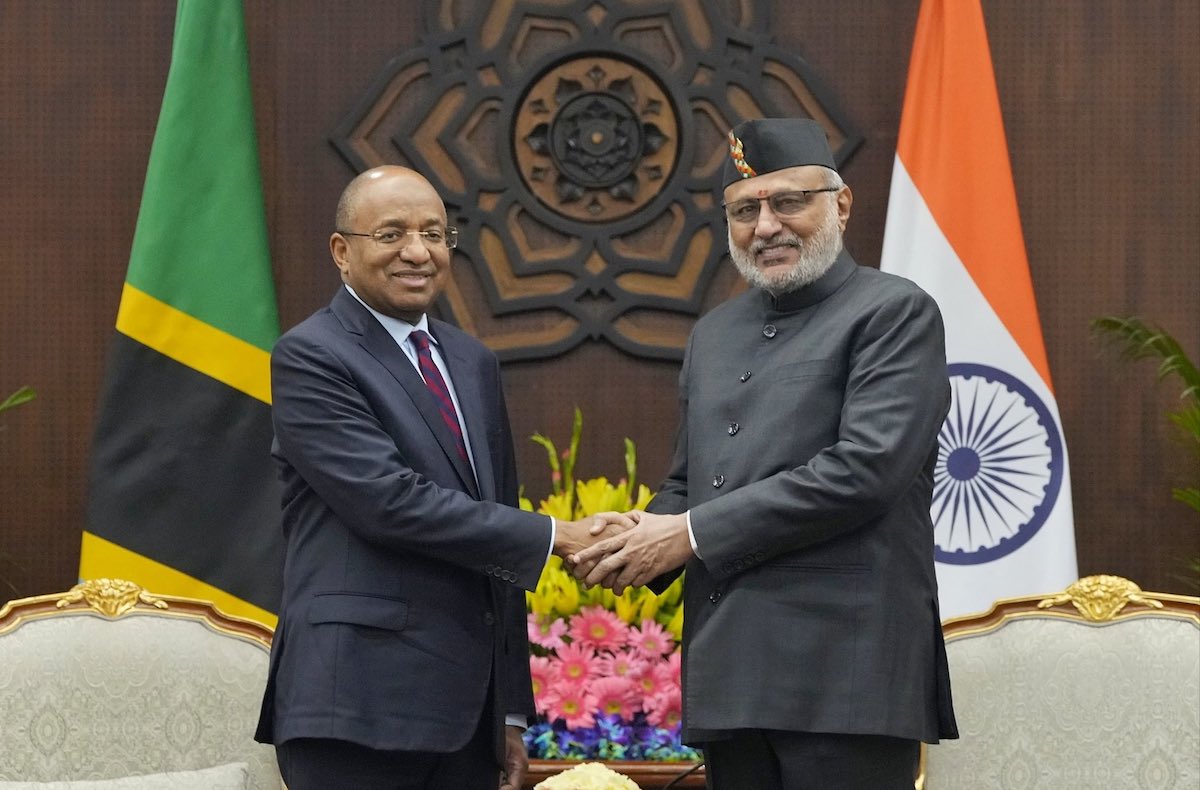 In New Delhi, Hussein Ali Mwinyi, Zanzibar’s president, meets VP and foreign minister, discusses trade, tech