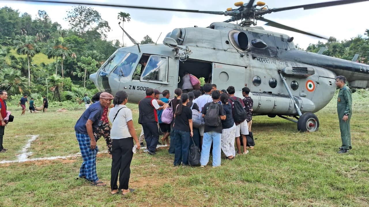 Monsoon fury: Indian Air Force keeps humanitarian air bridge open to Nagaland, airlifts over 250 stranded people