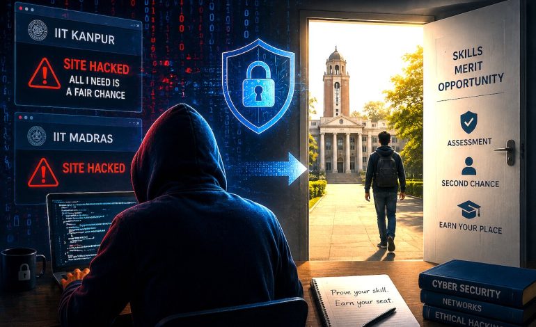 Rejected for cybersecurity course, student hacks two IIT websites to prove his merit