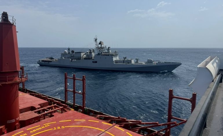 Indian Navy warship foils piracy threat in Gulf of Aden, secures merchant vessel after distress call